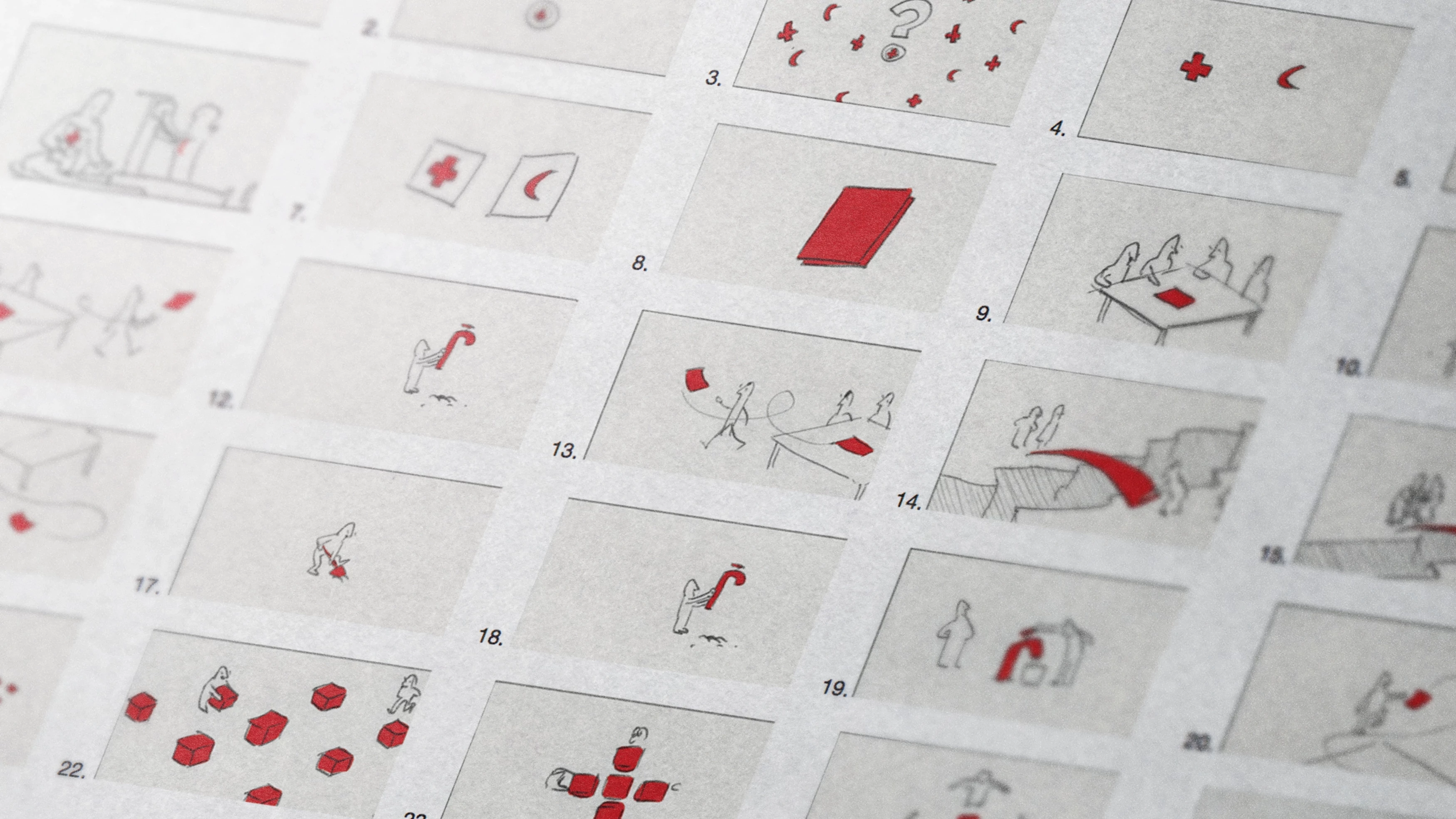 Storyboard du film d'animation